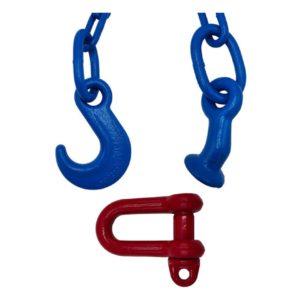 Fittings for lashing chains