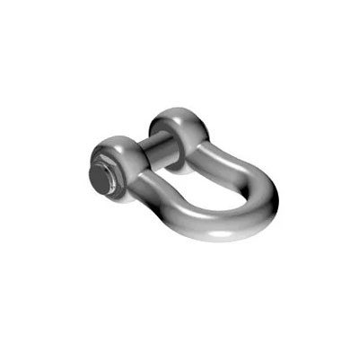 Drawing of a bow shackle
